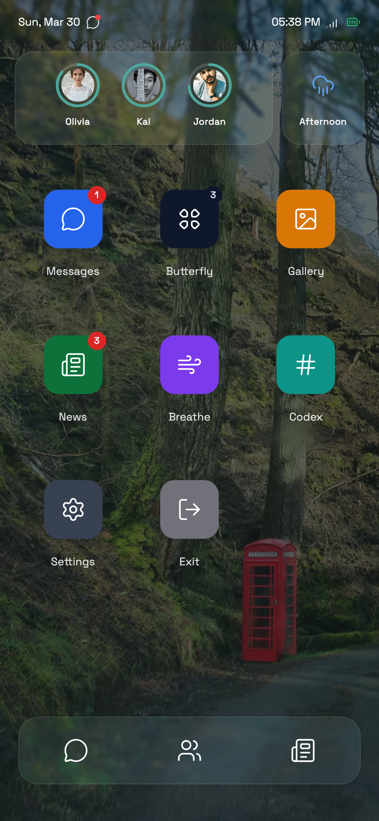 Damage Control home screen